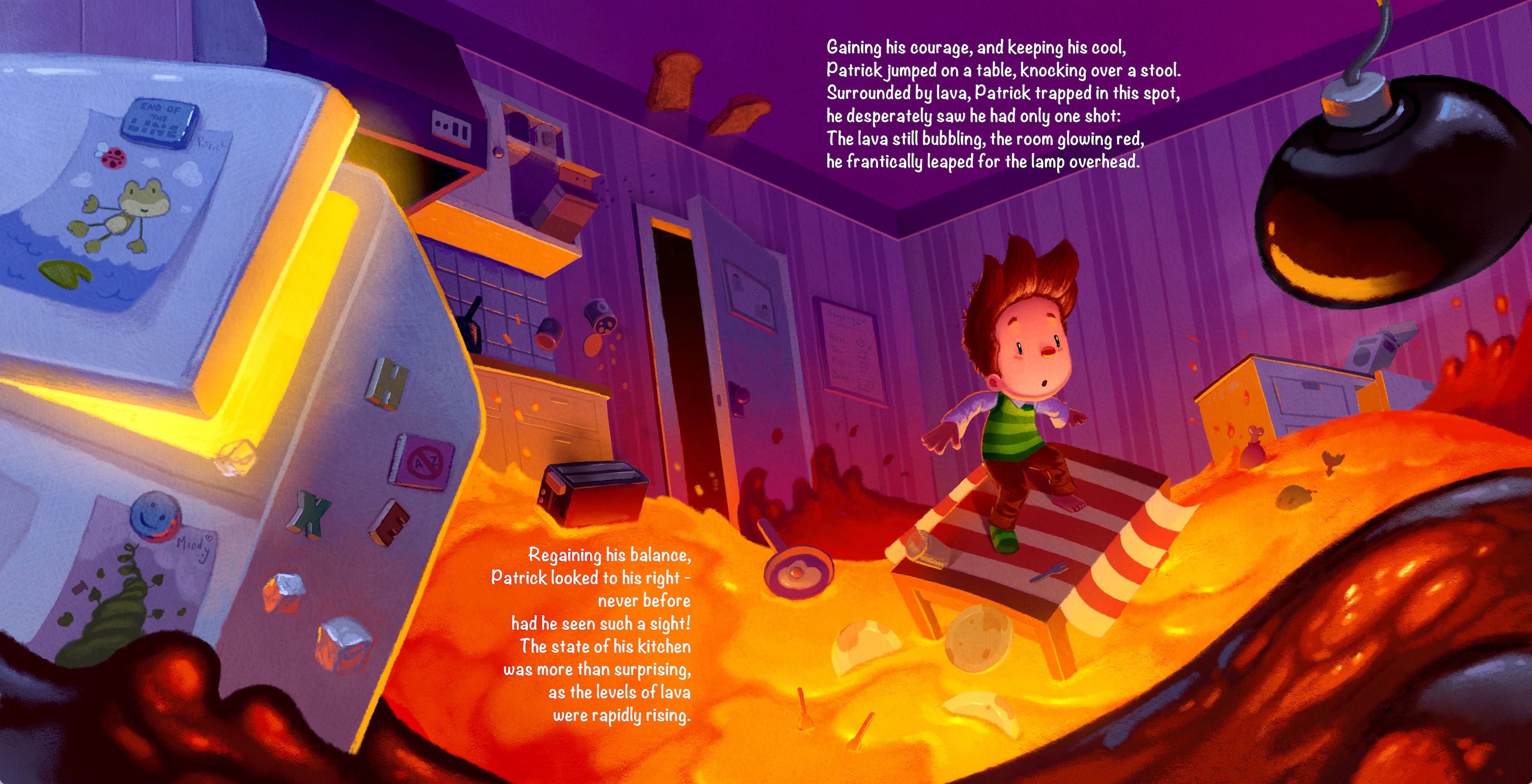 Patrick Picklebottom and the Living Room of Lava